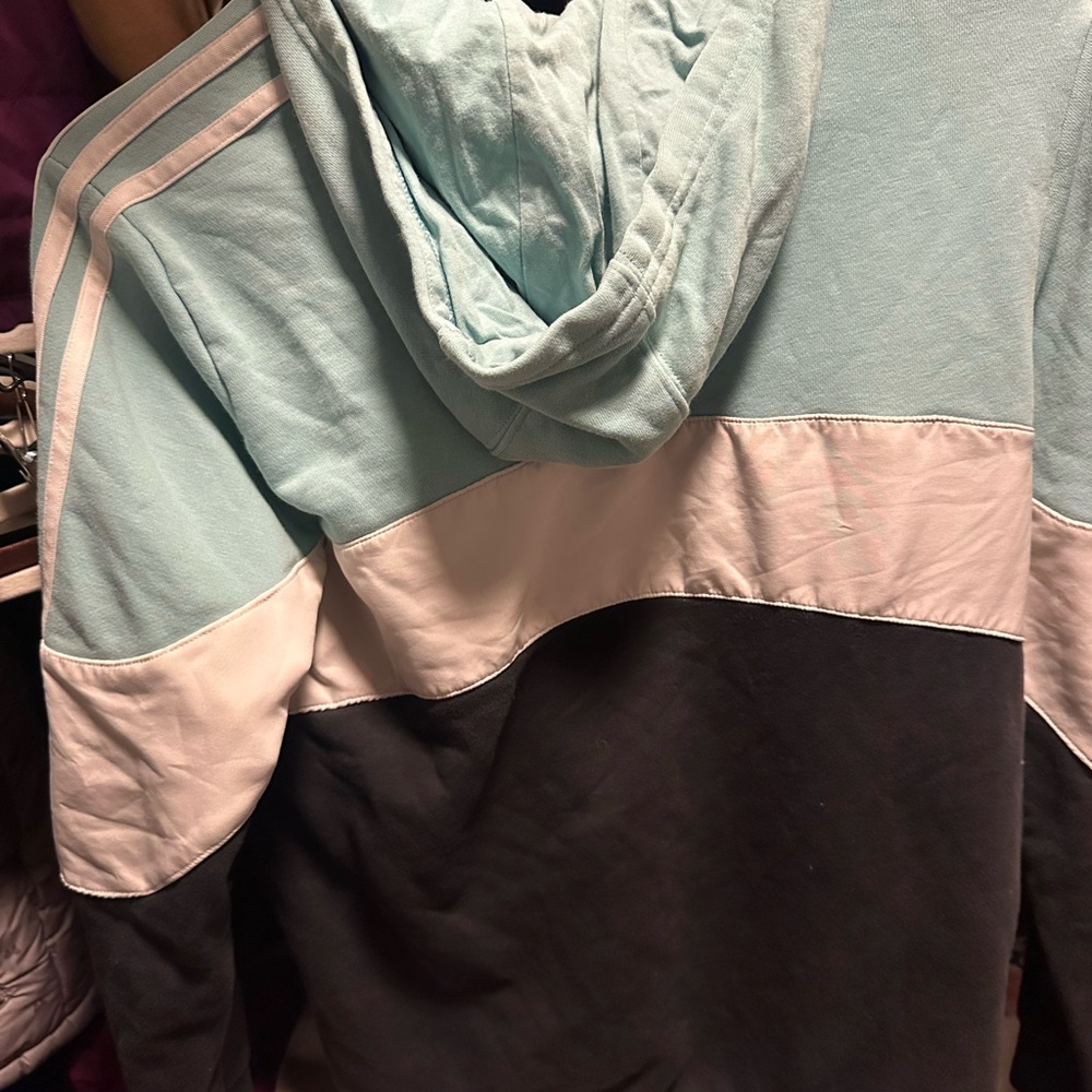 Adidas Teal and Black Sweatshirt - Picture 3 of 3
